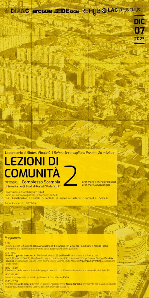 locandina lezioni di comunità 2 immagine Scampia